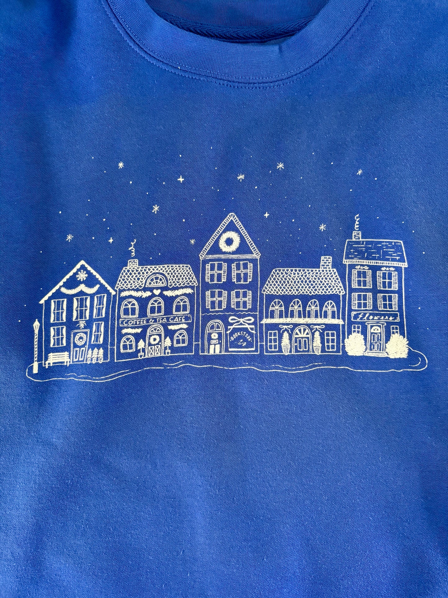 Cozy Winter Town Premium Sweatshirt