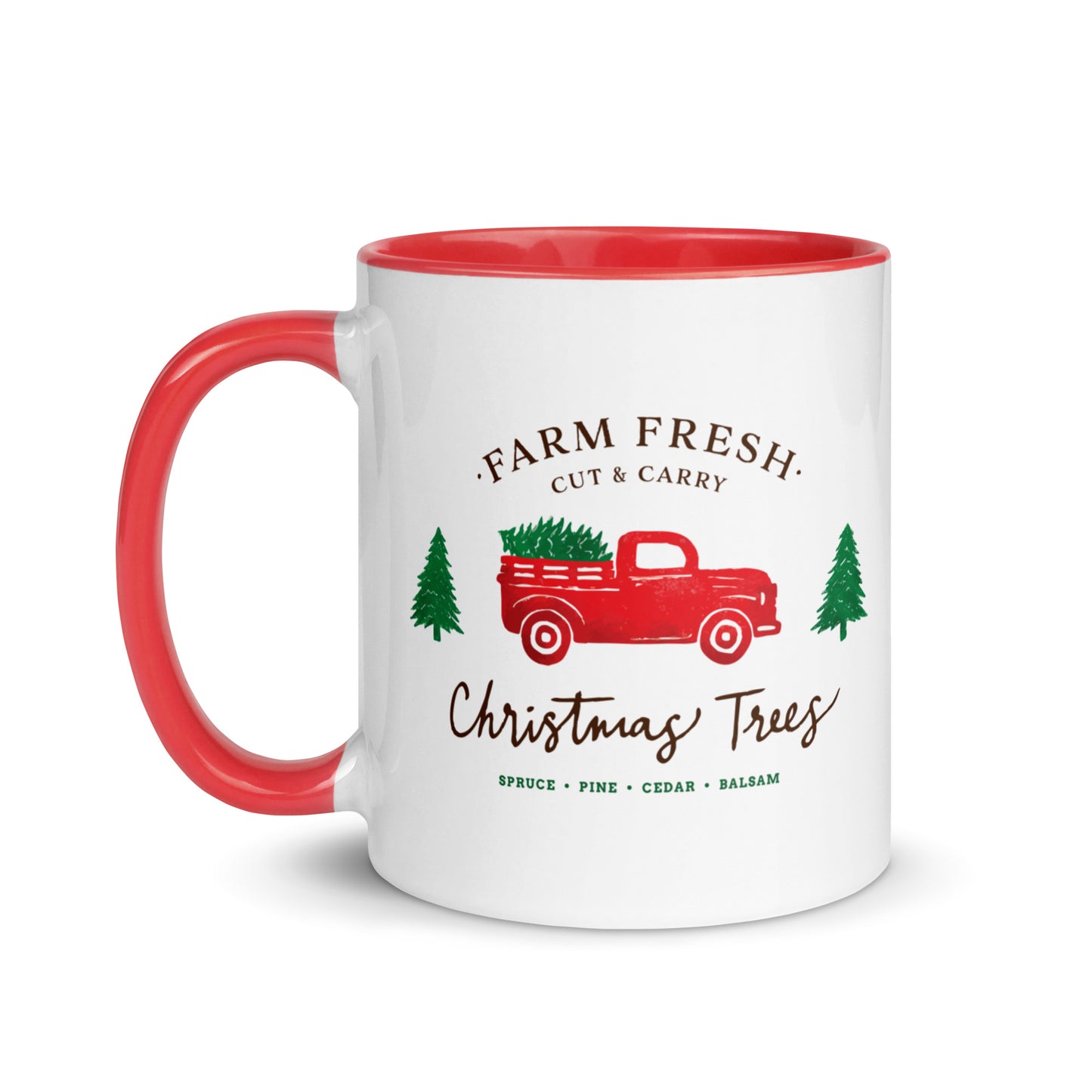 Nostalgic Christmas Trees Mug
