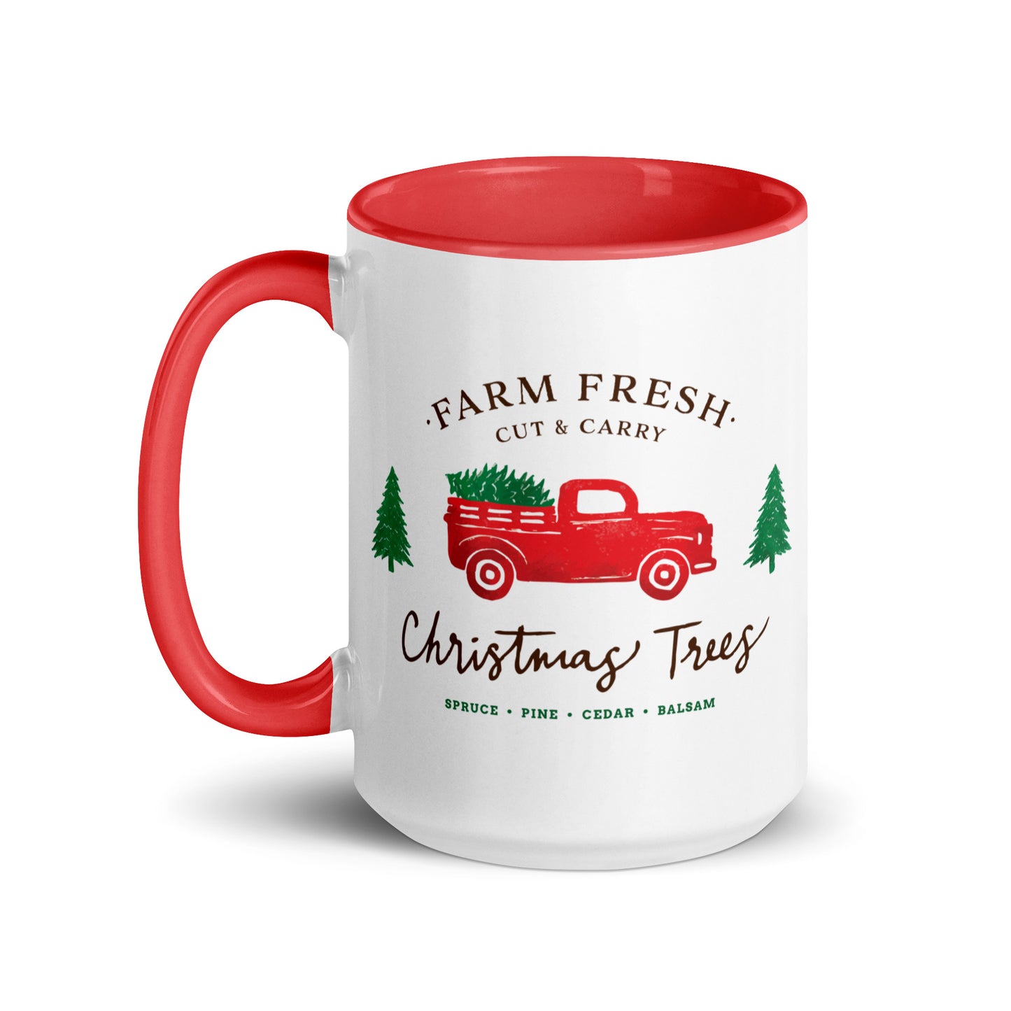 Nostalgic Christmas Trees Mug