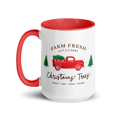 Nostalgic Christmas Trees Mug