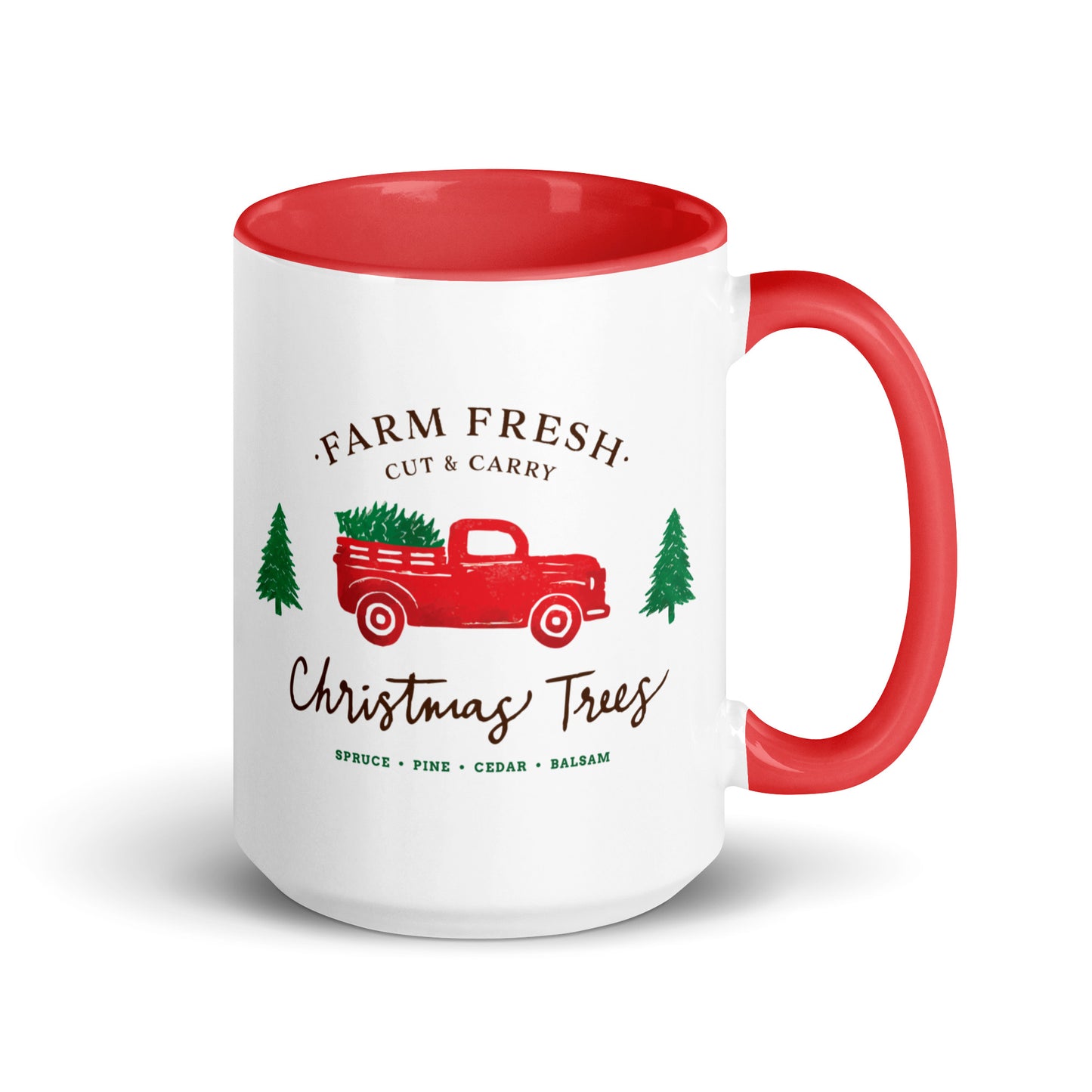 Nostalgic Christmas Trees Mug