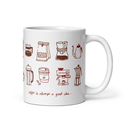 "Coffee Is Always A Good Idea..." Mug